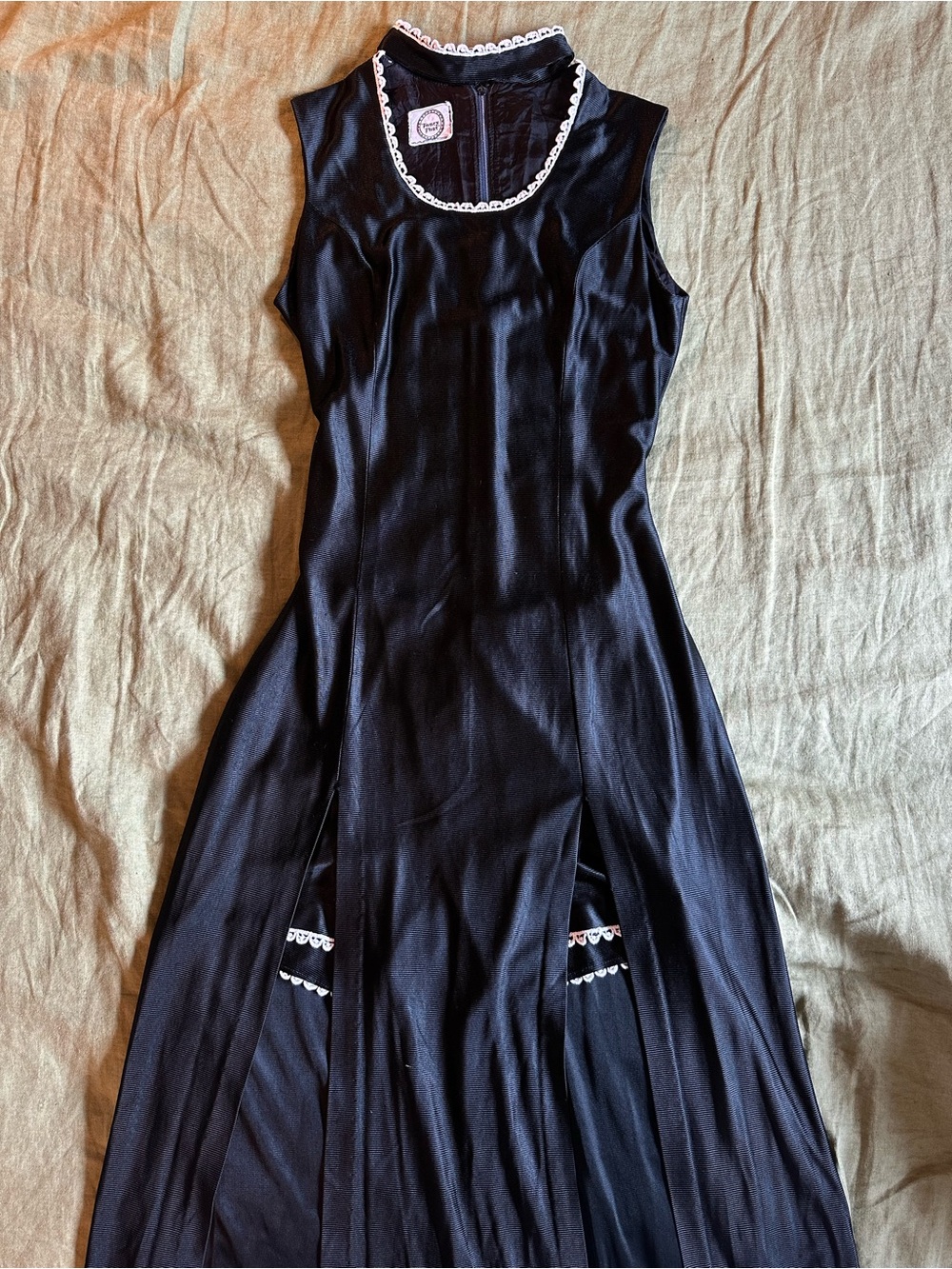 Vintage Fancy That Sleeveless Maxi Dress with Shorts